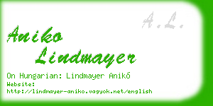 aniko lindmayer business card